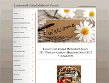 Tablet Screenshot of lindenwaldumc.org